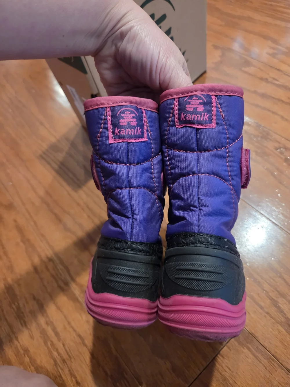 Kamik Girls Purple & Pink Snow Boots